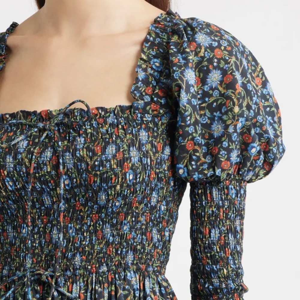 DOEN- NWT Bijou Dress in Noir Prairie de Montagne - Picture 5 of 7